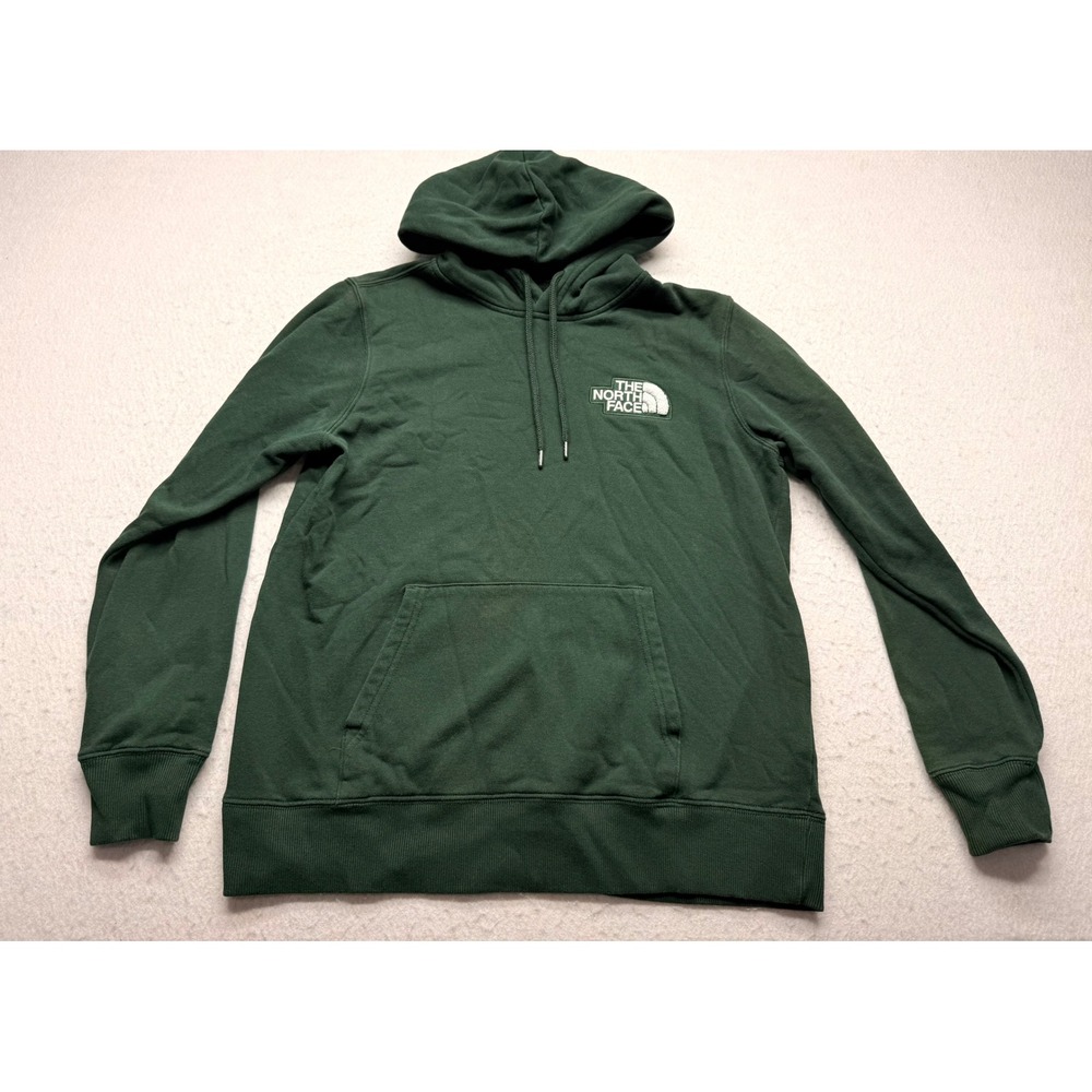 The North Face Womens Forest Green Pullover Hoodie Sweatshirt Size Medium